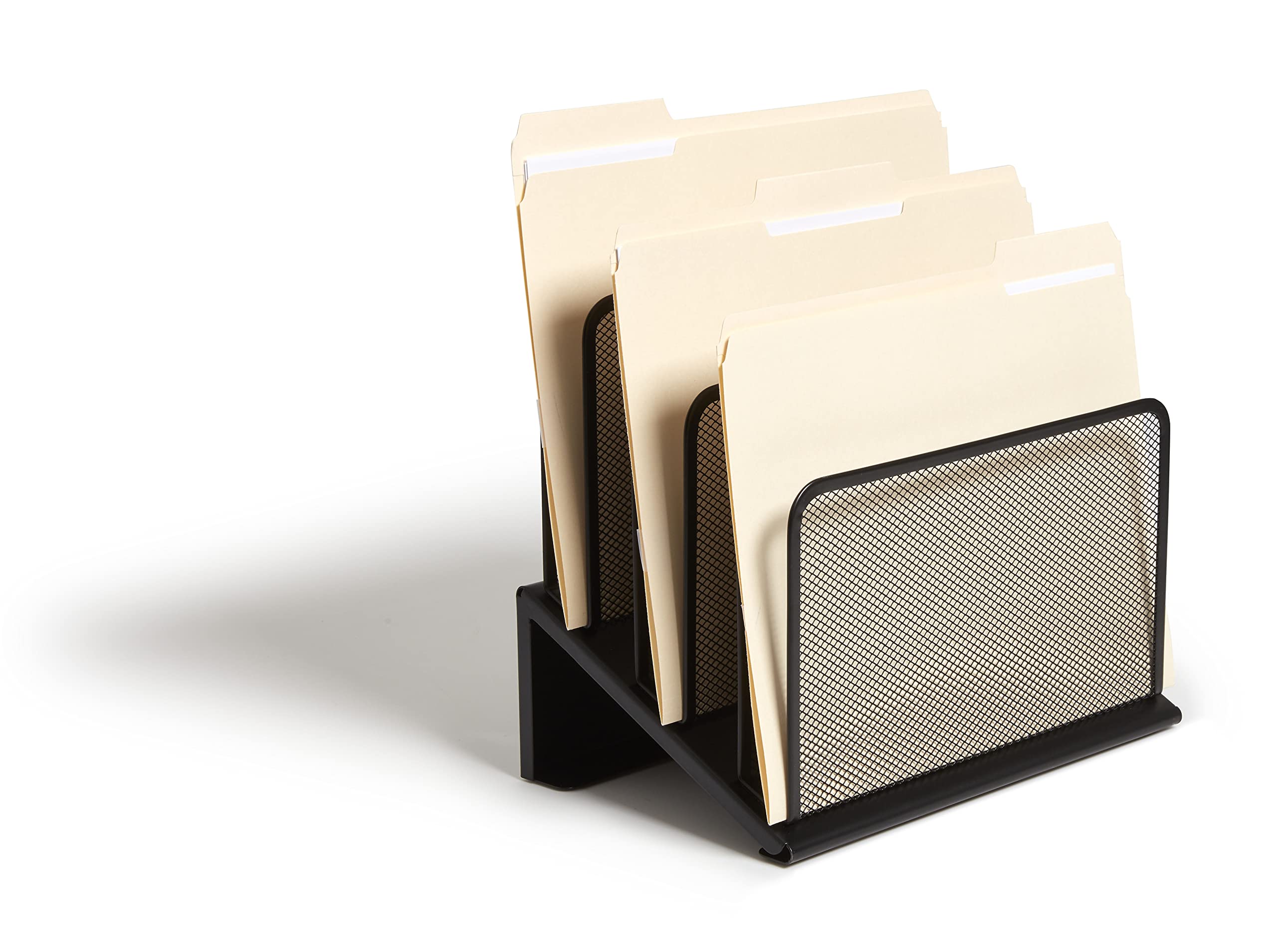 Tru Red Tr57554-Cc 5 Compartment Wire Mesh File Organizer