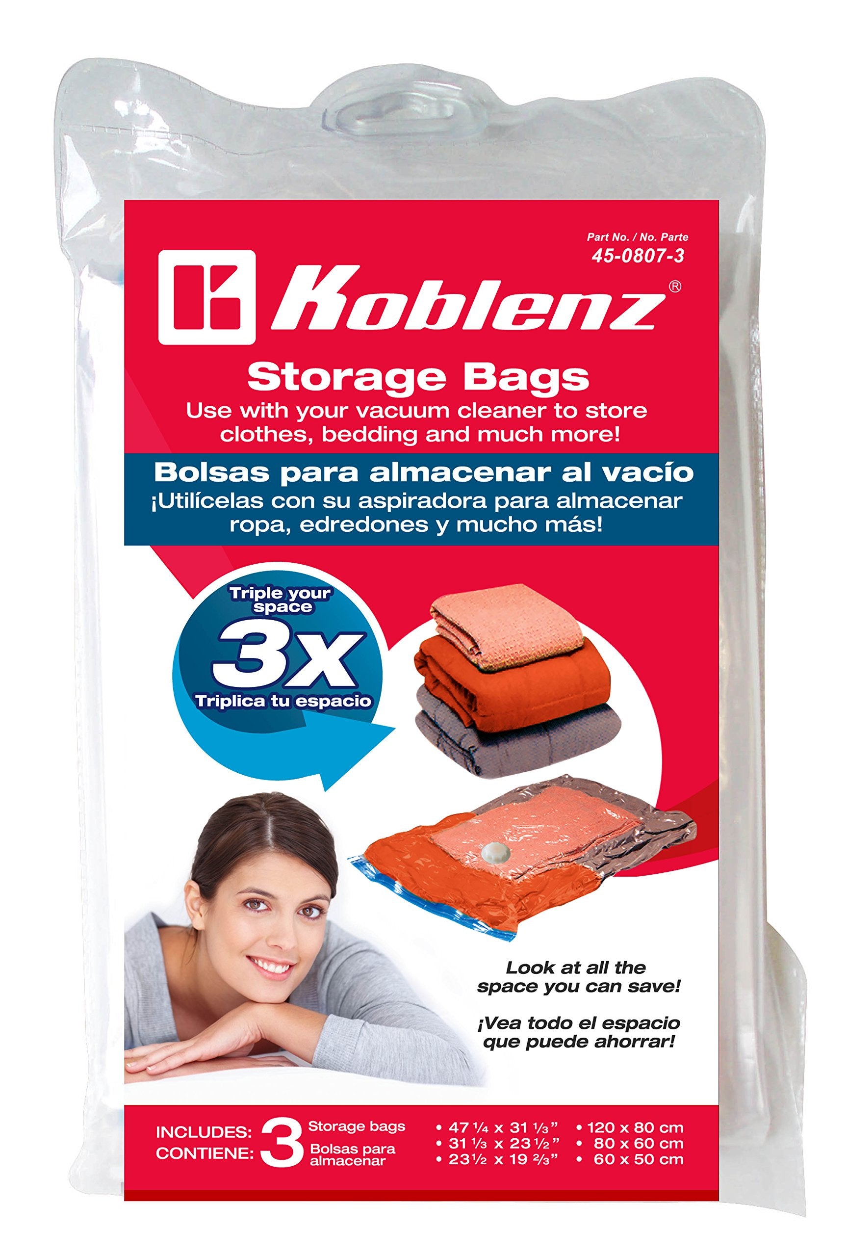 Koblenz 45-0807-3 Space Saving Storage Bags