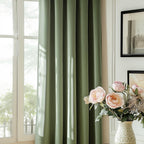Lazzzy Blackout Velvet Curtains Green Thermal Insulated Curtains 96 Inch Long Drapes For Bedroom Living Room Darkening Window Treatments Grommet Living Room Curtains Set Of 2 Panels Sage Green