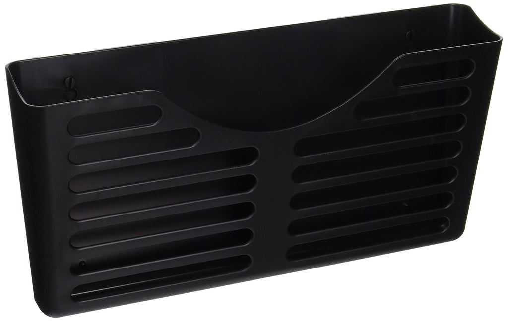 Lorell Llr80663 Plastic Wall Cubicle Pocket File, Black