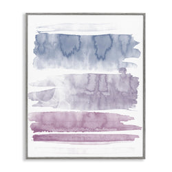 Stupell Industries Pastel Watercolor Splash Gray Framed Giclee Art Design by Denise Brown