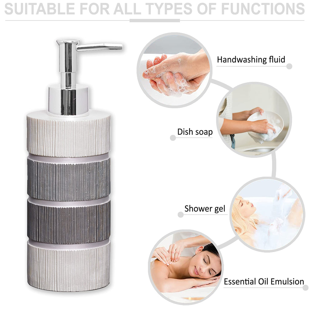 Popular Bath Modern Line, Lotion Pump, Grey