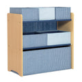 Delta Children - GapKids 6 Bin Toy Organizer - Greenguard Gold Certified, Indigo Blue
