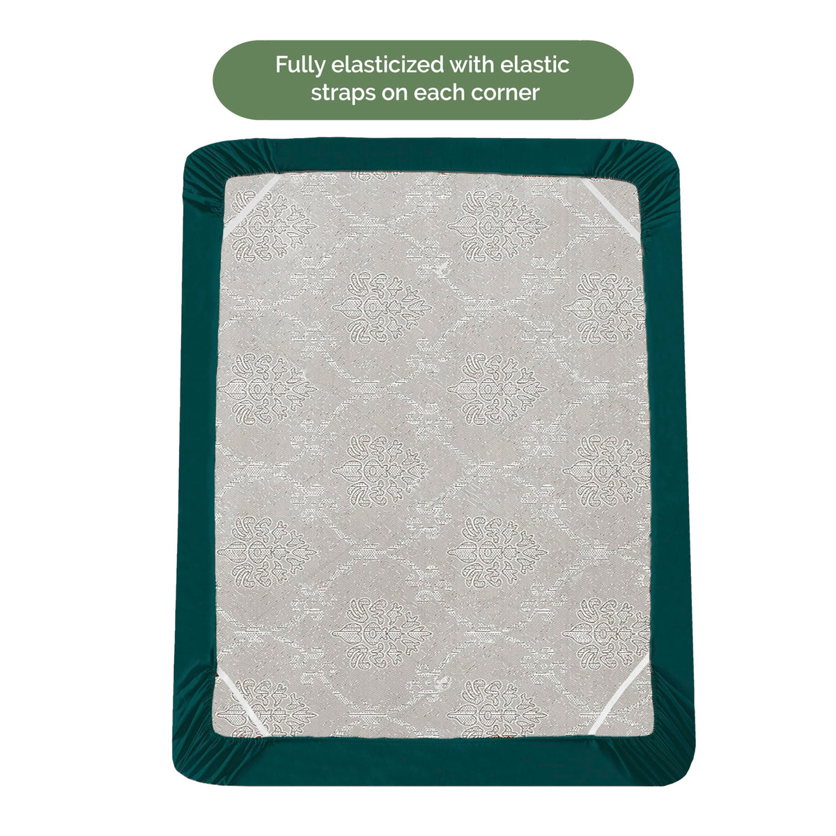 Elegant Comfort 1500 Premium Hotel Quality 18-21 Inches Deep - Extra Deep Pocket Single Fitted Sheet For High Mattress, Luxury And Softest, Smart Pocket - Wrinkle Free, California King, Marine Teal