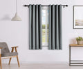 Amazon Brand  Solimo Room Darkening Blackout Window Curtain, 5 Feet (Grey), Solid