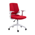 Techni Mobili Task Height Adjustable Mid Back Office Chair, Regular, Red