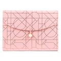 U Brands Modern Pretty Fashion Expandable File Folder, Letter Size, 13 Pockets, Pink