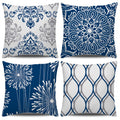 Decorative Throw Pillow Covers 20X20 Set Of 4, Modern Simple Square Pillow Case Cushion Cover For Sofa Couch Farmhouse Living Ro