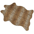 MACEVIA Leopard Rug Cheetah Print Rugs Western Decor for Living Room Bedroom Faux Animal Area Carpet Non-Slip 59 L x 47.2 W(4.9f