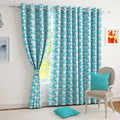 Story@Home Long Door Curtains 9 Feet Long Set Of 1 | Room Darkening Curtain | Floral Printed | Thermal Insulated Curtain For Liv
