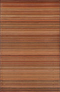 Mad Mats Geometric Outdoor Rug, Reversible Plastic Mat (6' X 9', Mix - Earth)