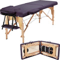 Yaheetech Massage Table Portable Lash Beds Spa Bed Massage Couch Foldable Spa Tables Adjustable 2 Fold with Non-Woven Bag 24 inc