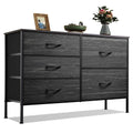 WLIVE Dresser for Bedroom with 5 Drawers, Wide Dressers with Drawer Organizers, Chest of Drawers, Fabric Dresser for Living Room