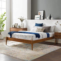 Modway Mod6245Wal June Full Wood Platform Bed Frame, Walnut