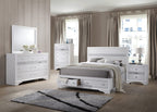 Best Quality Furniture Cath-Fb Bed, White