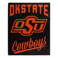 Northwest Ncaa Oklahoma State Cowboys Unisex-Adult Raschel Throw Blanket, 50 X 60, Alumni