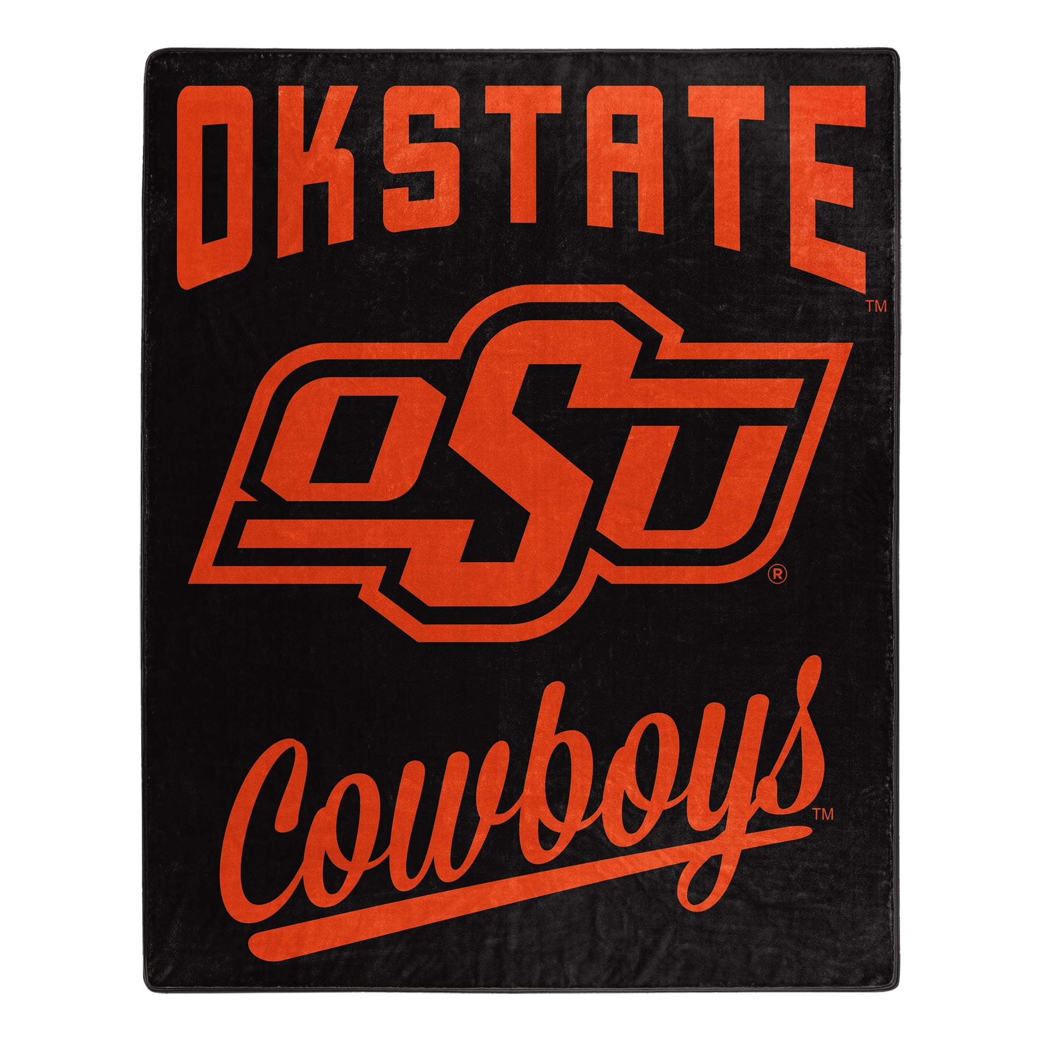 Northwest Ncaa Oklahoma State Cowboys Unisex-Adult Raschel Throw Blanket, 50 X 60, Alumni