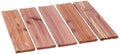Household Essentials CedarFresh 25003-1 Interlocking Cedar Wood Plank Drawer Liners | Set of 5, Brown, 3.5 x 13.375x 0.375 inche