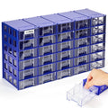 Novabright 30 Pcs Stackable Drawer Storage, 5.51 x 3.62 x 1.73 Inches, Blue