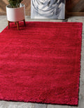 Unique Loom Solo Collection Area Rug - Calabasas (3 3 x 5 3 Rectangle, Red)