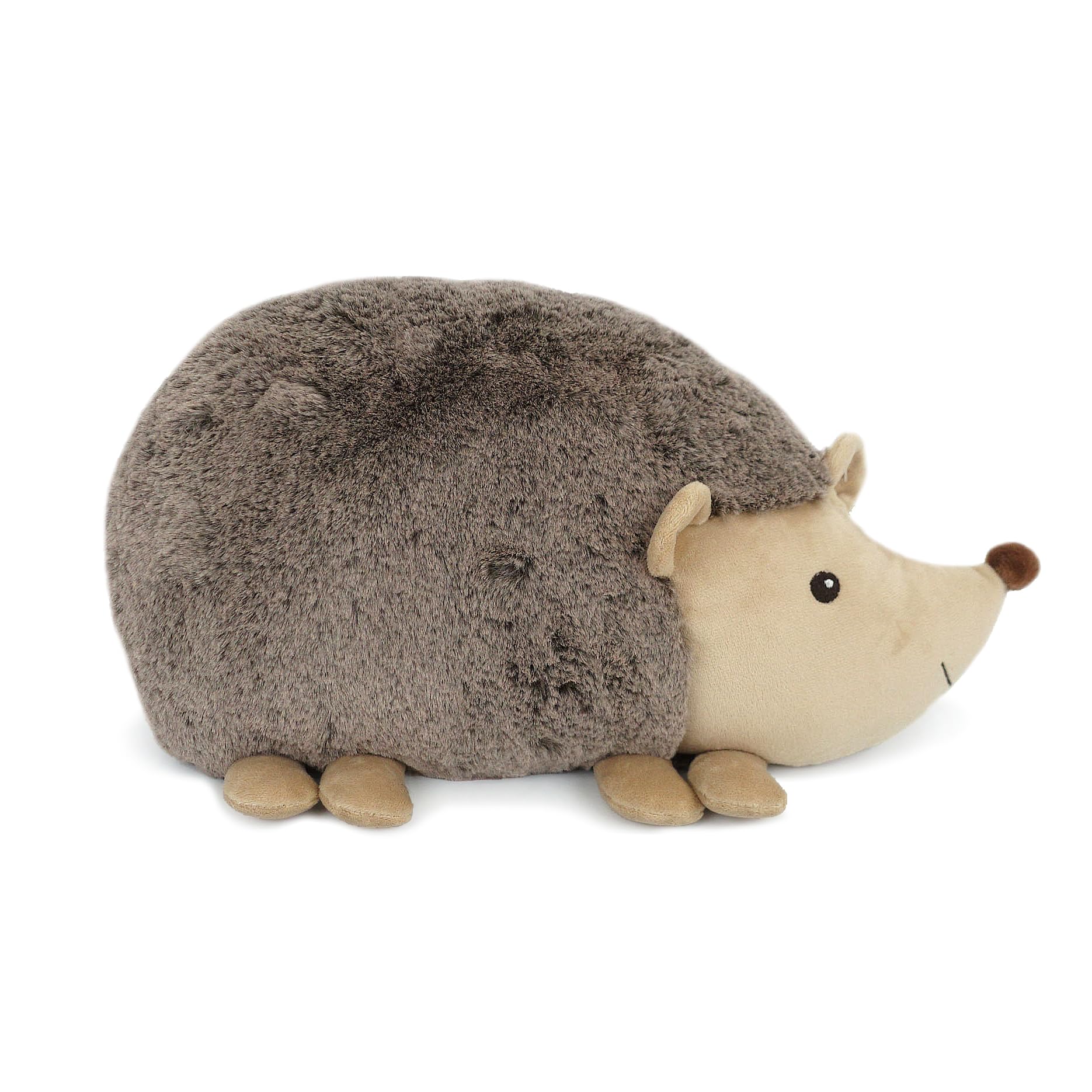 MON AMI Hedgehog Shaped Decor Pillow - 16x8.5   , Stuffed Animal Toy Plushie, Plush Decorative Cushion for Childs Nursery, Bed o