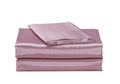 Elitehomeproducts Ehp Super Soft And Silky Satin Sheet Set (Solid/Deep Pocket) (Full, Light Pink)