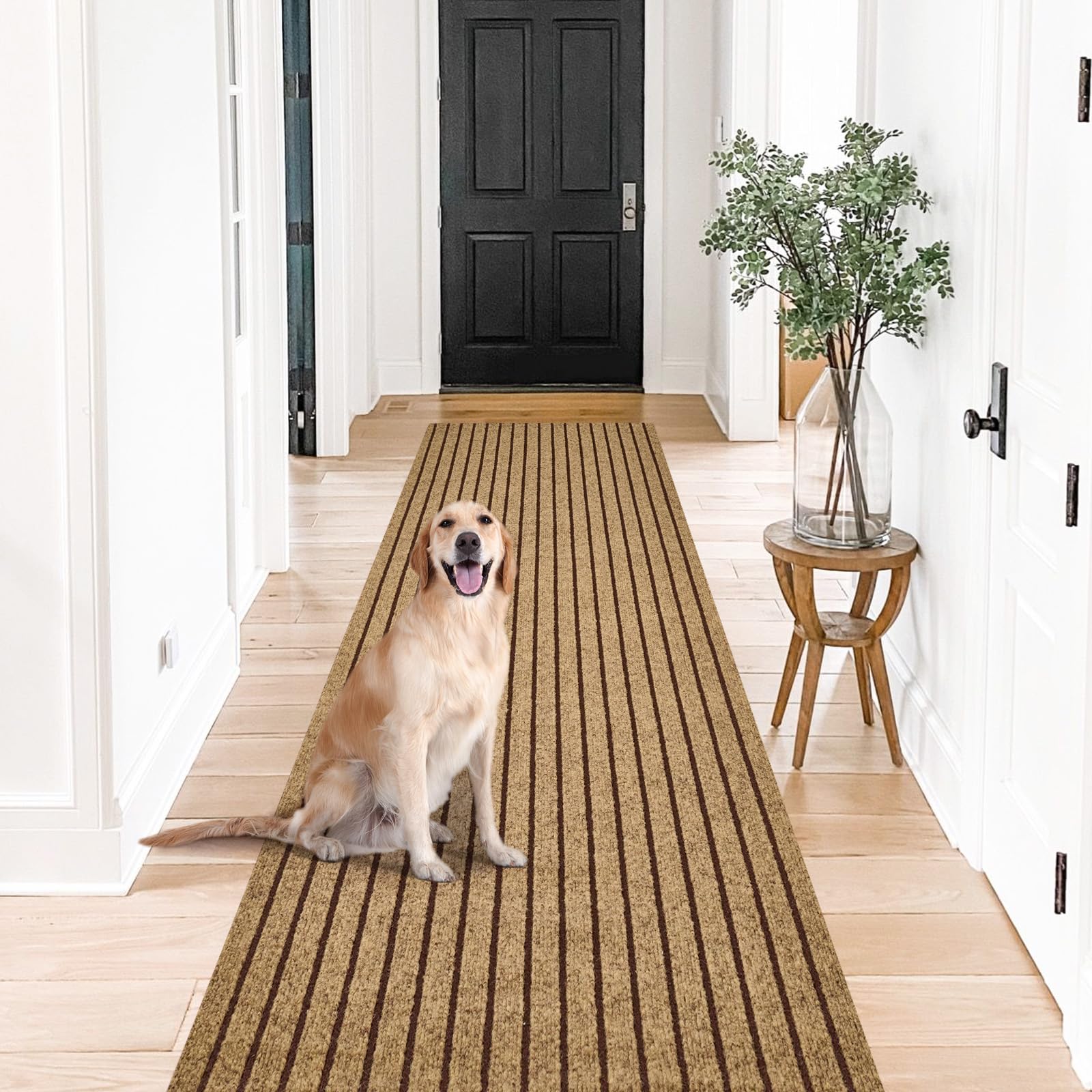 Gotohipi Runner Rug 6x50 Indoor Outdoor Utility Carpet,Area Rugs with Non Slip Rubber Backing for Hallway Kitchen Entryway Balco
