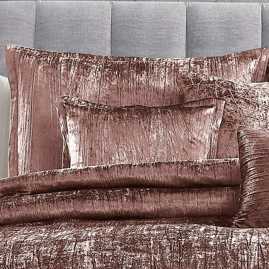 Riverbrook Home Turin Comforter Set King Blush Polyester 7 Piece Set