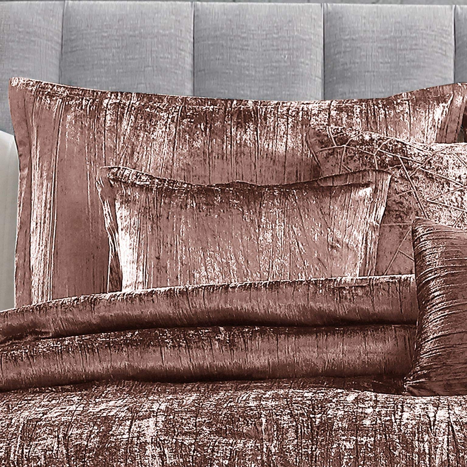 Riverbrook Home Turin Comforter Set King Blush Polyester 7 Piece Set