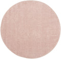 Nourison Essentials Indoor/Outdoor Pink 4' X Round Area -Rug, Easy -Cleaning, Non Shedding, Bed Room, Living Room, Dining Room, Backyard, Deck, Patio (4 Round)