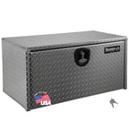 Buyers Products 1705135 Diamond Tread Aluminum Underbody Truck Tool Box W/Compression Latch, 24 X 24 X 36 Inch, Made In The Usa,