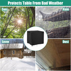 Jungda Outdoor Prep Table Cover,56 Inch Waterproof Patio Serve Prep Storage Cart Cover,Outdoor Rectangle Furniture Cover - 56 X 26 X 36 Inch