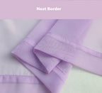 Pi Sheer Curtain 108 Inches Long,Light Window Drapery Soft Airy Voile With Rod Pocket For Living Room/Bedroom/Patio Door/Sliding Glass Door 2 Panels(W42Xl108,Violet Purple)