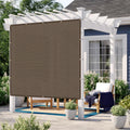 Love Story Custom Size 19X22 Ft Sun Shade Cloth With Grommets Pergola Shade Cover 95% Uv Protection For Patio Outdoor, Brown (Cu