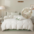 Pink Floral Duvet Cover Twin Xl Chic Plaid Grid Duvet Cover With 2 Bowknot Pillowcases Vintage Boho Floral Bedding Set Aesthetic