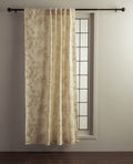 Maison D' Hermine 100% Cotton Curtain - 50'X108' Almond Decorative Curtain - Aesthetic Curtains For Farmhouse, Kitchen & Bedro