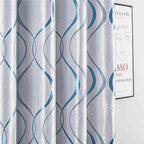 Dolce Mela Curtain Panel Semi-Blackout Drapes, Dmc498 Hamburg