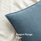 Miulee Pack Of 2 Dusty Blue Decorative Lumbar Pillow Covers 12X20 Inch Soft Chenille Luxurious Couch Throw Pillows Farmhouse Cushion Covers With Elegant Design For Sofa Bedroom Living Room Home Decor