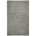 Rizzy Home Alora Decor Makalu 5' X 8' Geometric/Solid Gray/Natural Hand-Tufted Area Rug