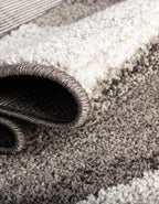 Unique Loom Autumn Collection Area Rug - Providence (5' 3'' X 8' Rectangle, Gray/ Ivory)