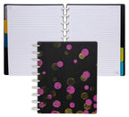 Talia Discbound Notebooks, Planner, Customizable, (Xbounce Maroon, Midsize (7.5In X 9.75In))