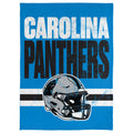 FOCO NFL Soft Plush Throw Blanket, 45 x 60, Carolina Panthers