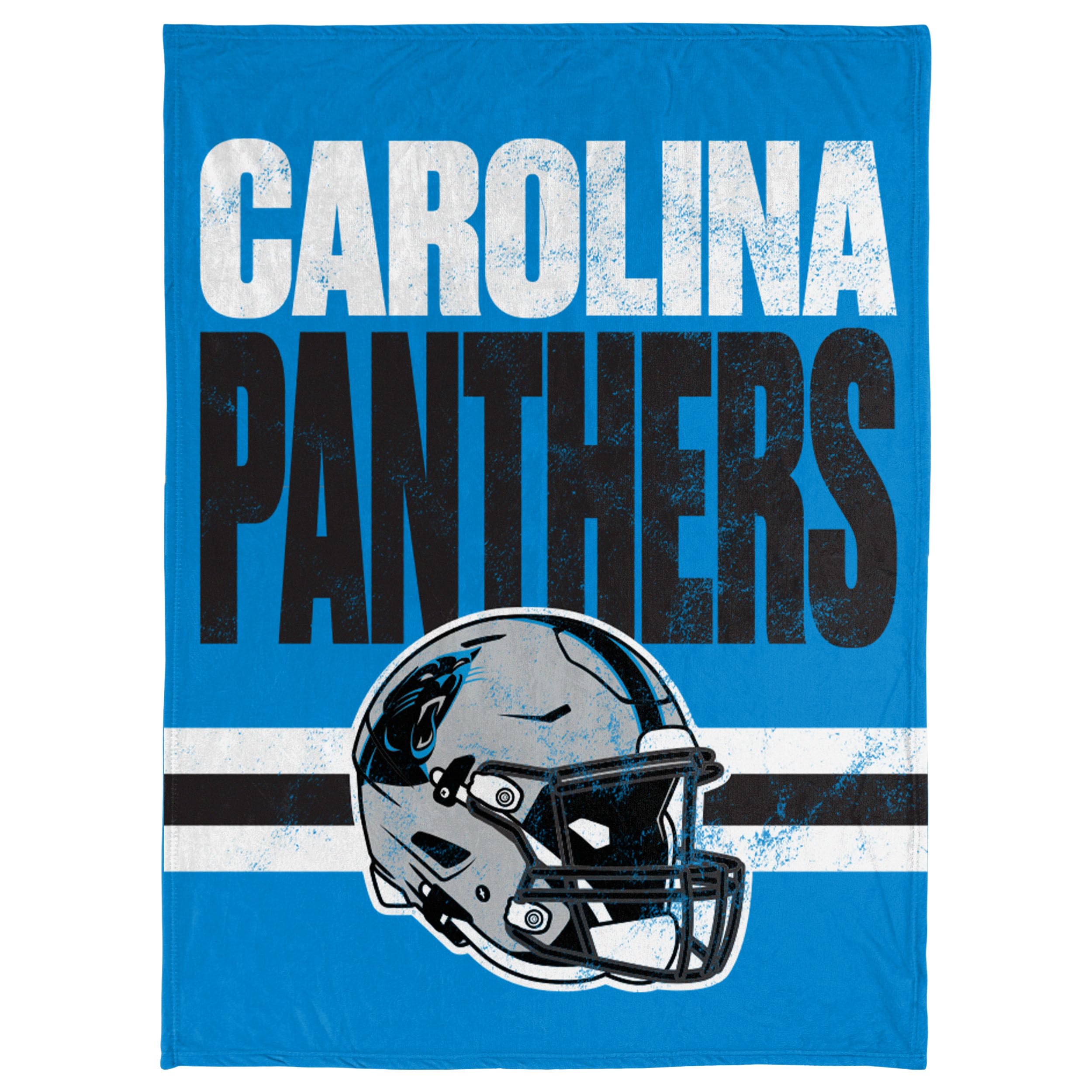 FOCO NFL Soft Plush Throw Blanket, 45 x 60, Carolina Panthers