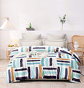 Homewards Geometric Double Bed Comforter Quilts Size 216X230Cm