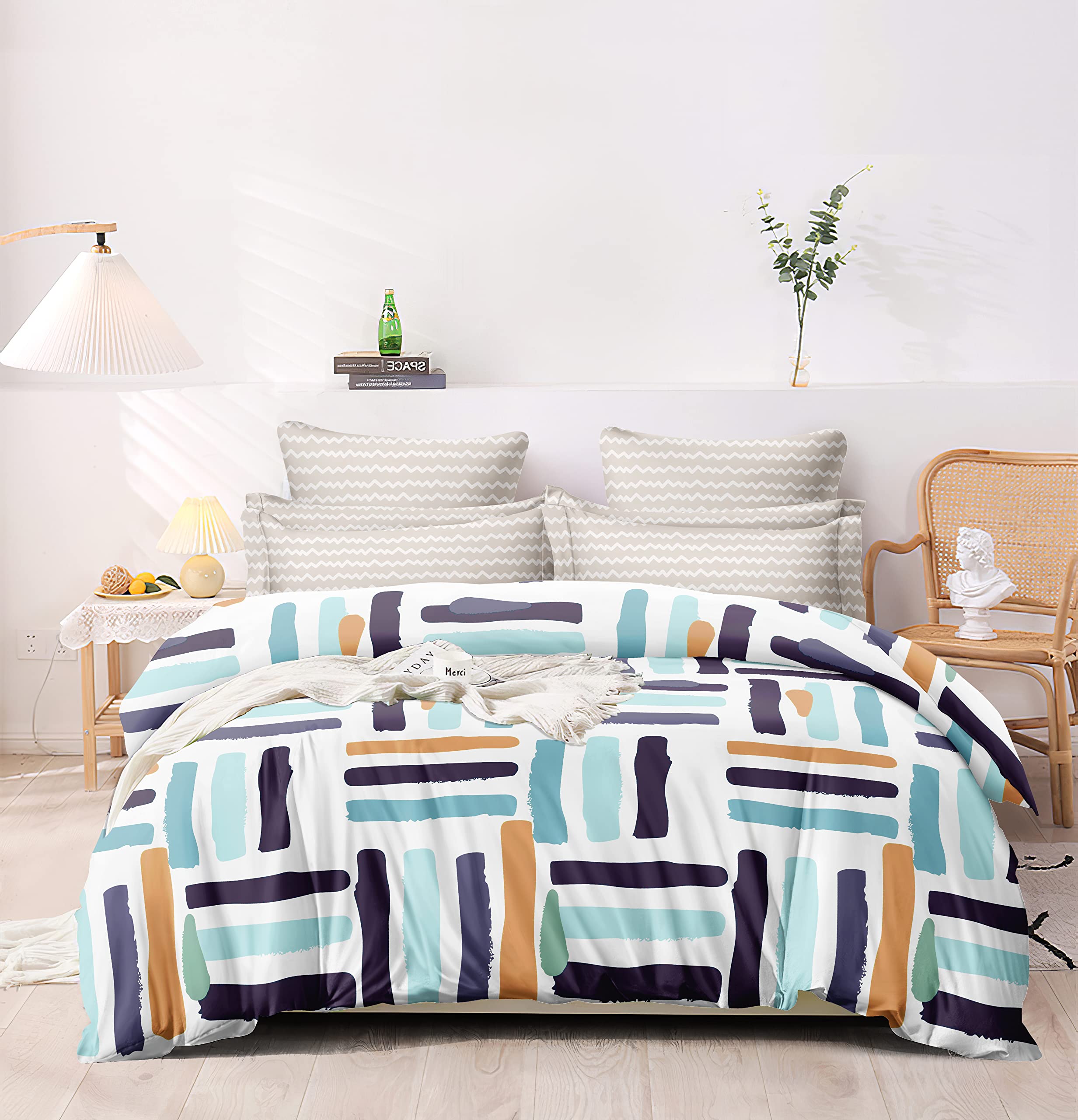 Homewards Geometric Double Bed Comforter Quilts Size 216X230Cm