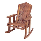 American Furniture Classics Adirondak Rocking Chair, Natural Cedar