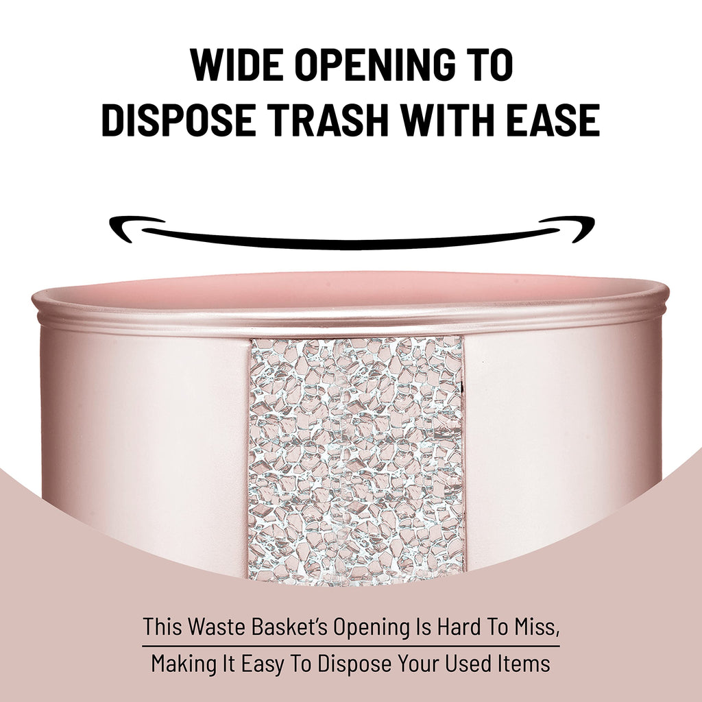 Popular Bath Blush Sinatra, Waste Basket