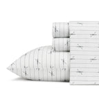 Eddie Bauer - Twin Xl Sheets, Cotton Percale Bedding Set, Crisp & Cool Home Decor (Downstream, Twin Xl)