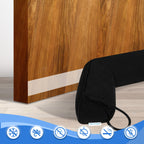 Nabowan 30'' Weighted Under Door Draft Stopper -Triangular Door Draft Blocker With Hook Loops For Easy Install, Save Energy, Hom
