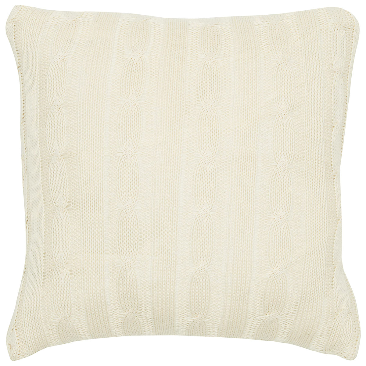 Rizzy Home | T05066 | 18"x18" White/Neutral/White Decorative Pillow | Down Fill